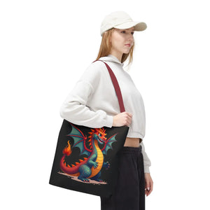 Fierce Dragon Aop Tote - Bold Shopping Statement - Dipaliz - Totes
