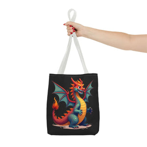 Fierce Dragon Aop Tote - Bold Shopping Statement - Dipaliz - Totes