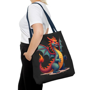 Fierce Dragon Aop Tote - Bold Shopping Statement - Dipaliz - Totes