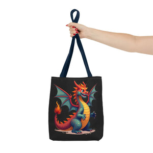 Fierce Dragon Aop Tote - Bold Shopping Statement - Dipaliz - Totes