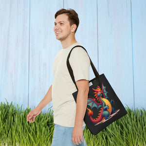 Fierce Dragon Aop Tote - Bold Shopping Statement - Dipaliz - Totes