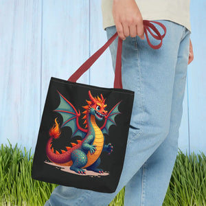 Fierce Dragon Aop Tote - Bold Shopping Statement - Dipaliz - Totes