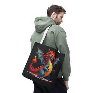 Fierce Dragon Aop Tote - Bold Shopping Statement - Dipaliz - Totes