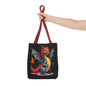 Fierce Dragon Aop Tote - Bold Shopping Statement - Dipaliz - Totes