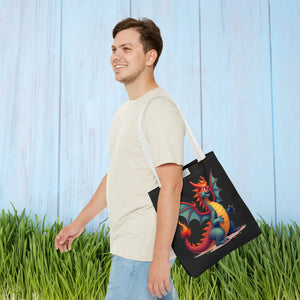 Fierce Dragon Aop Tote - Bold Shopping Statement - Dipaliz - Totes