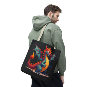 Fierce Dragon Aop Tote - Bold Shopping Statement - Dipaliz - Totes