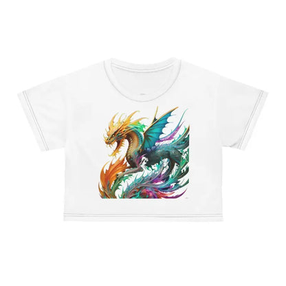 Dragon Art Crop Tee: your Inner Fashionista - All Over Prints