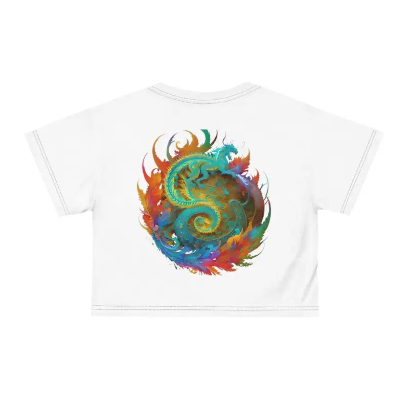 Dragon Art Crop Tee: your Inner Fashionista - All Over Prints