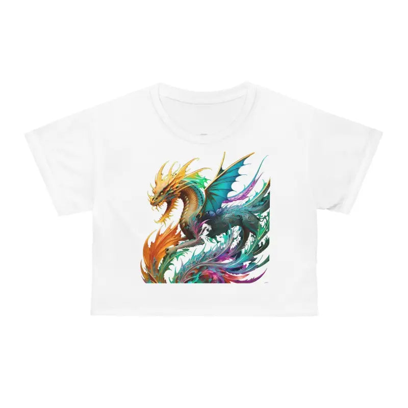 Dragon Art Crop Tee: your Inner Fashionista - All Over Prints