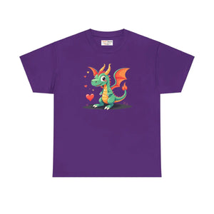 Epic Dragon Hearts Unisex Heavy Cotton Tee - Dipaliz - T-shirts