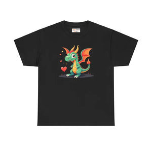 Epic Dragon Hearts Unisex Heavy Cotton Tee - Dipaliz - T-shirts