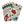 Whimsical Ladybugs Poker Playing Cards - 300gsm Card Stock - Dipaliz - Games
