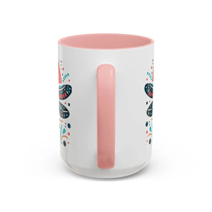 Vibrant Dragonfly Coffee Mug - Two Tone 11oz Ceramic - Dipaliz - Mugs