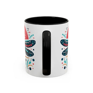 Vibrant Dragonfly Coffee Mug - Two Tone 11oz Ceramic - Dipaliz - Mugs
