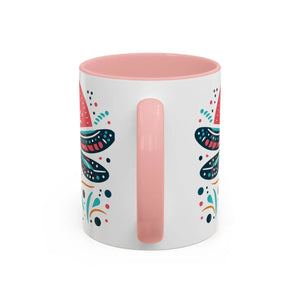 Vibrant Dragonfly Coffee Mug - Two Tone 11oz Ceramic - Dipaliz - Mugs