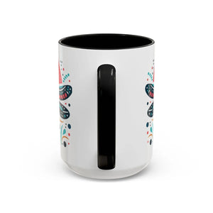 Vibrant Dragonfly Coffee Mug - Two Tone 11oz Ceramic - Dipaliz - Mugs