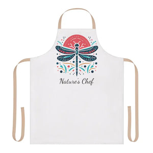 Dragonfly Apron Art Design Tie-back Style - Dipaliz - one Size / Beige - Aprons