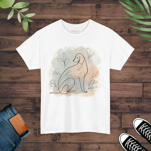 Unisex Heavy Cotton Tee - Bold Dog Lover Design - Dipaliz - White / s - T-shirts