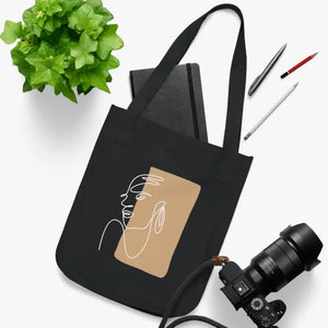 Canvas Tote Bag - Elegant Woman Art Design - Dipaliz - Bags