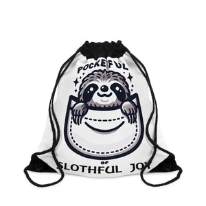 Lightweight Sloth Drawstring Bag - Eco-friendly Gift - Dipaliz - Handbags Wallets & Cases