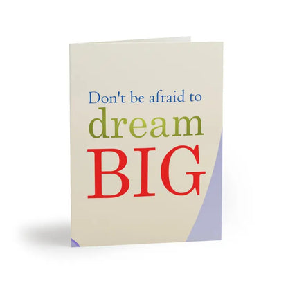 Dream Big: Inspiring Greeting Cards for Creative Souls - 16 Pcs / Matte / 4.25” x 5.5” Paper Products