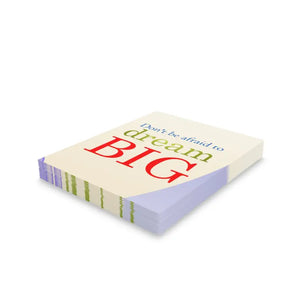 Dream Big Inspirational Greeting Card - Premium Cardstock - Dipaliz - & Note Cards