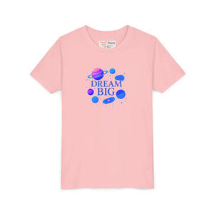 Premium Space Theme Shirt - Dream Big Youth Cotton Tee - Dipaliz - T-shirts