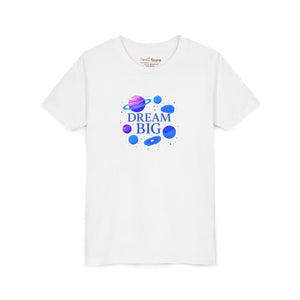 Premium Space Theme Shirt - Dream Big Youth Cotton Tee - Dipaliz - T-shirts