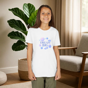 Premium Space Theme Shirt - Dream Big Youth Cotton Tee - Dipaliz - T-shirts