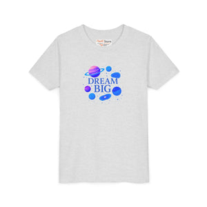 Premium Space Theme Shirt - Dream Big Youth Cotton Tee - Dipaliz - T-shirts