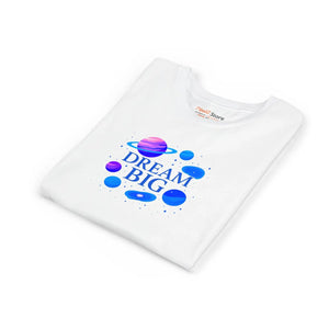 Premium Space Theme Shirt - Dream Big Youth Cotton Tee - Dipaliz - T-shirts