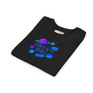 Premium Space Theme Shirt - Dream Big Youth Cotton Tee - Dipaliz - T-shirts