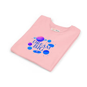 Dream Big Youth Space Theme Shirt - Inspirational Kids Tee - Dipaliz - T-shirts