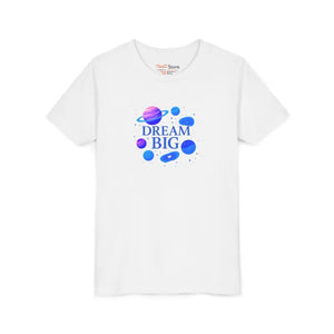 Dream Big Youth Space Theme Shirt - Inspirational Kids Tee - Dipaliz - T-shirts