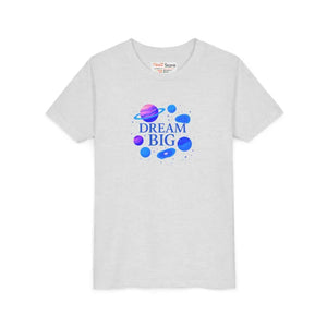 Dream Big Youth Space Theme Shirt - Inspirational Kids Tee - Dipaliz - T-shirts