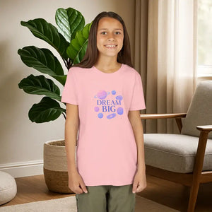Dream Big Youth Space Theme Shirt - Inspirational Kids Tee - Dipaliz - s / Pink - T-shirts
