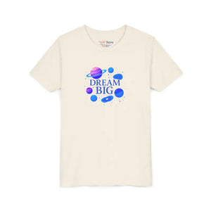 Dream Big Youth Space Theme Shirt - Inspirational Kids Tee - Dipaliz - T-shirts