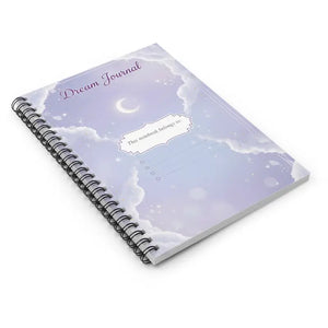 Moon Clouds Dream Journal Spiral Notebook - Soft Glow Ruled - Dipaliz - one Size - Paper Products