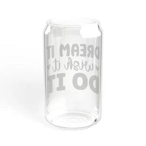 Bpa-free Sipper Glass 16oz with Gasket-push Bamboo Lid - Dipaliz - Tumblers