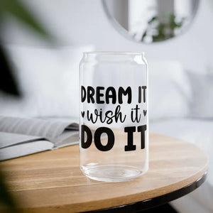 Bpa-free Sipper Glass 16oz with Gasket-push Bamboo Lid - Dipaliz - Tumblers