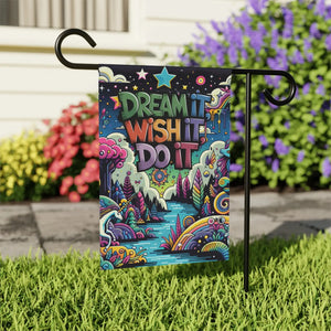 Dream it Garden Banner – 12’ × 18’ Poly Poplin - Dipaliz - Flags & Windsocks