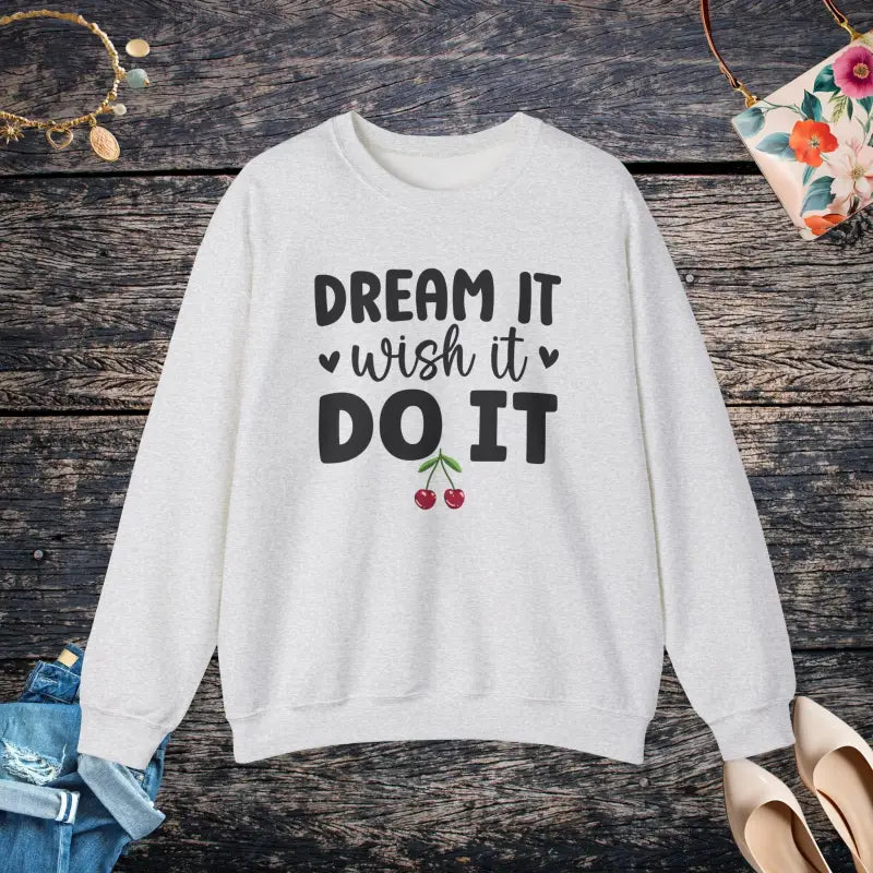 Dream it do Cozy Unisex Heavy Blend Crewneck Sweatshirt - Ash / s