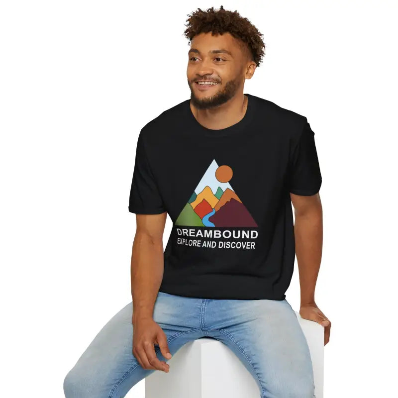 Embark in Comfort with Dreambound Vacation Softstyle Tee - Black / s T-shirt