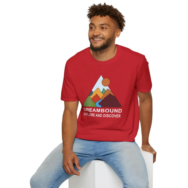 Embark in Comfort with Dreambound Vacation Softstyle Tee - Red / s T-shirt