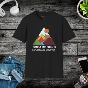 Dreambound Vacation Unisex Softstyle t Shirt - Explore and Discover - Black / s - T-shirts