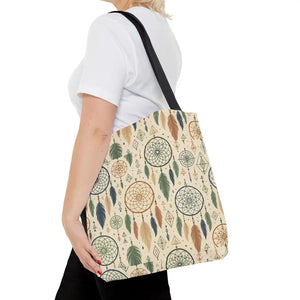 Dreamcatcher Tote - Boho Chic Carryall Festival Bag - Dipaliz - Bags