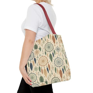 Dreamcatcher Tote - Boho Chic Carryall Festival Bag - Dipaliz - Bags