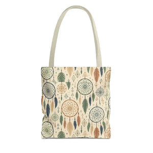 Dreamcatcher Tote - Boho Chic Carryall Festival Bag - Dipaliz - 13’’ × / Beige - Bags