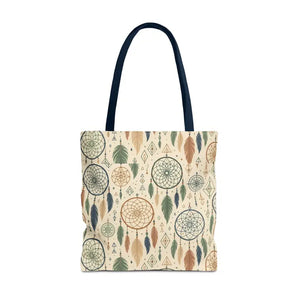Dreamcatcher Tote - Boho Chic Carryall Festival Bag - Dipaliz - 18’’ × / Navy - Bags