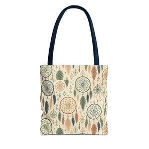 Dreamcatcher Tote - Boho Chic Carryall Festival Bag - Dipaliz - 13’’ × / Navy - Bags